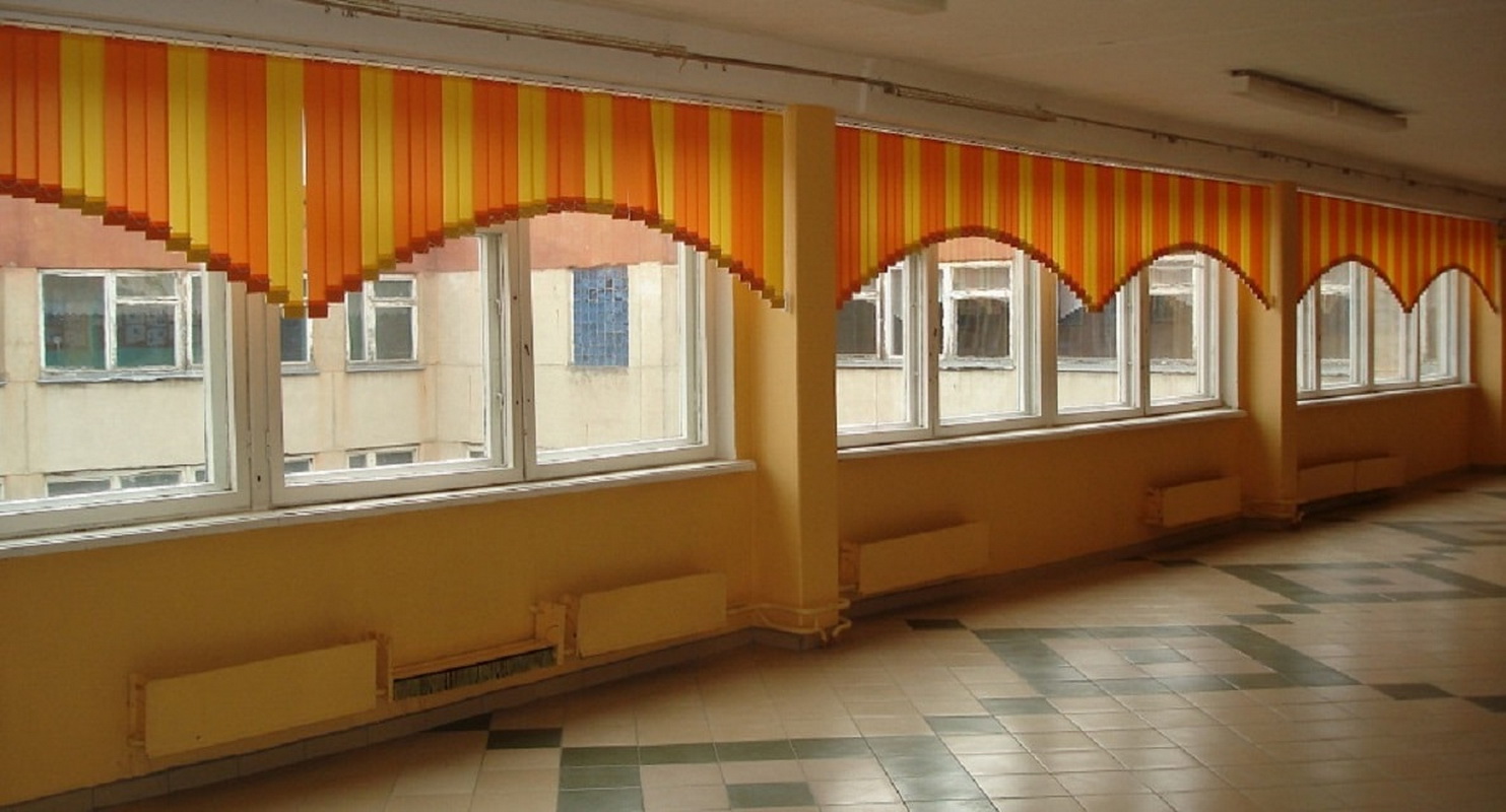 Тканевые жалюзи на окна в детский сад